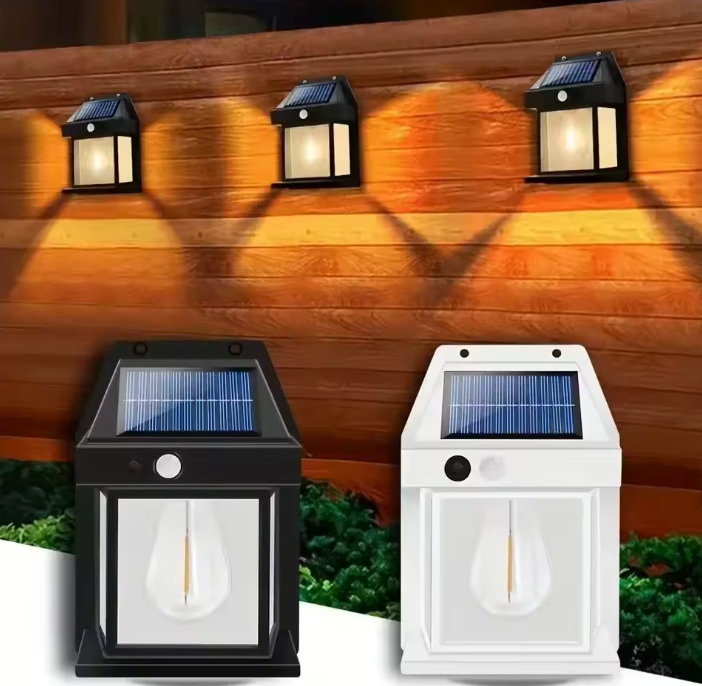 Leistungsstarke Solar LED Außenwandleuchte mit Bewegungsmelder – IP65 Straßen- & Gartenleuchte
