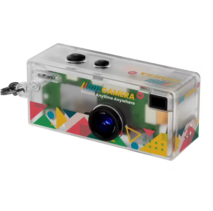 Mini Digital Camera 1080P - Keychain Camera with 0.96 Inch Display & Memory Card