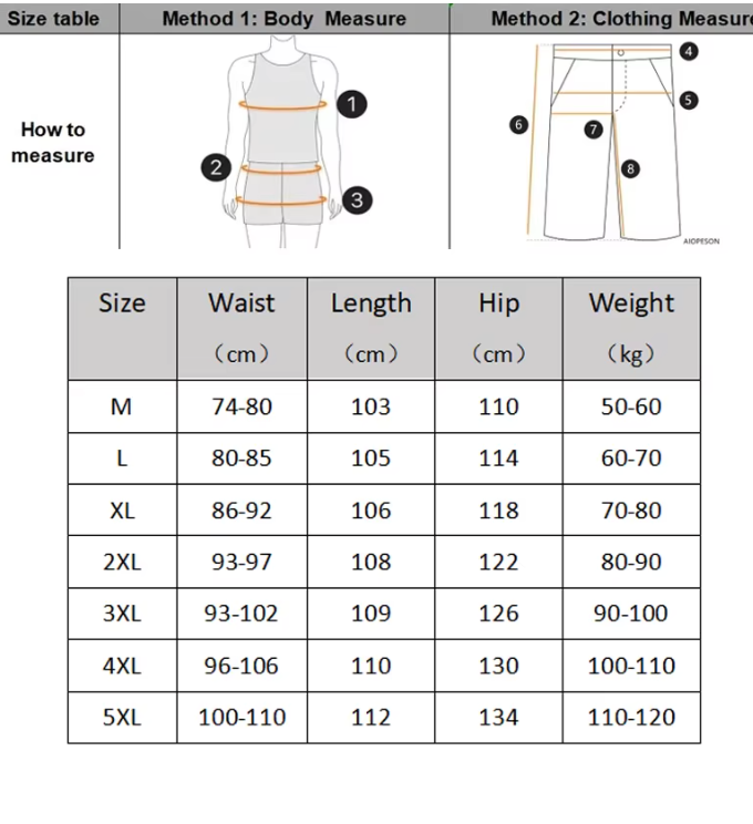 Men's cargo trousers made of cotton - loose outdoor jogging and work trousers with elastic waistband and large pockets