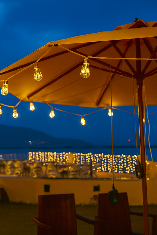 Vintage Solar Lichterkette Outdoor – 7 m mit 16 LED-Birnen & IP65 Schutz