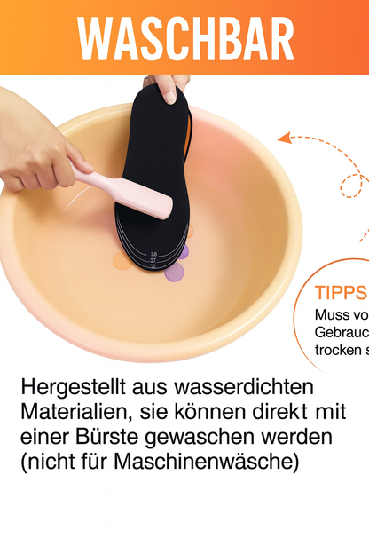 USB Beheizte Einlegesohlen – Waschbare Thermo-Schuheinlagen 40–50°C | Unisex, Zuschneidbar, Wiederaufladbar