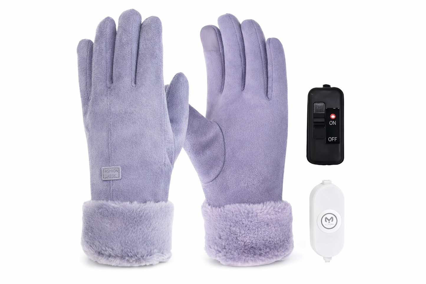 Beheizbare Damen Winterhandschuhe | 3 Heizstufen | Touchscreen & Winddicht