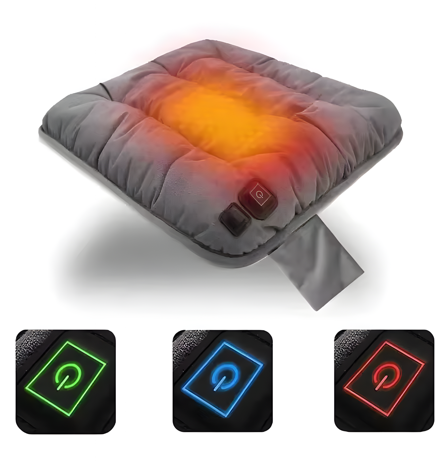 Beheiztes Auto-Sitzkissen – USB-Sitzauflage mit einstellbarer Temperatur für Winter