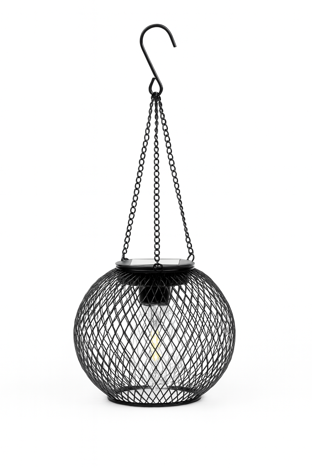 Solar Fairy Laterne – LED-Hängeleuchte aus Metall für Aussen