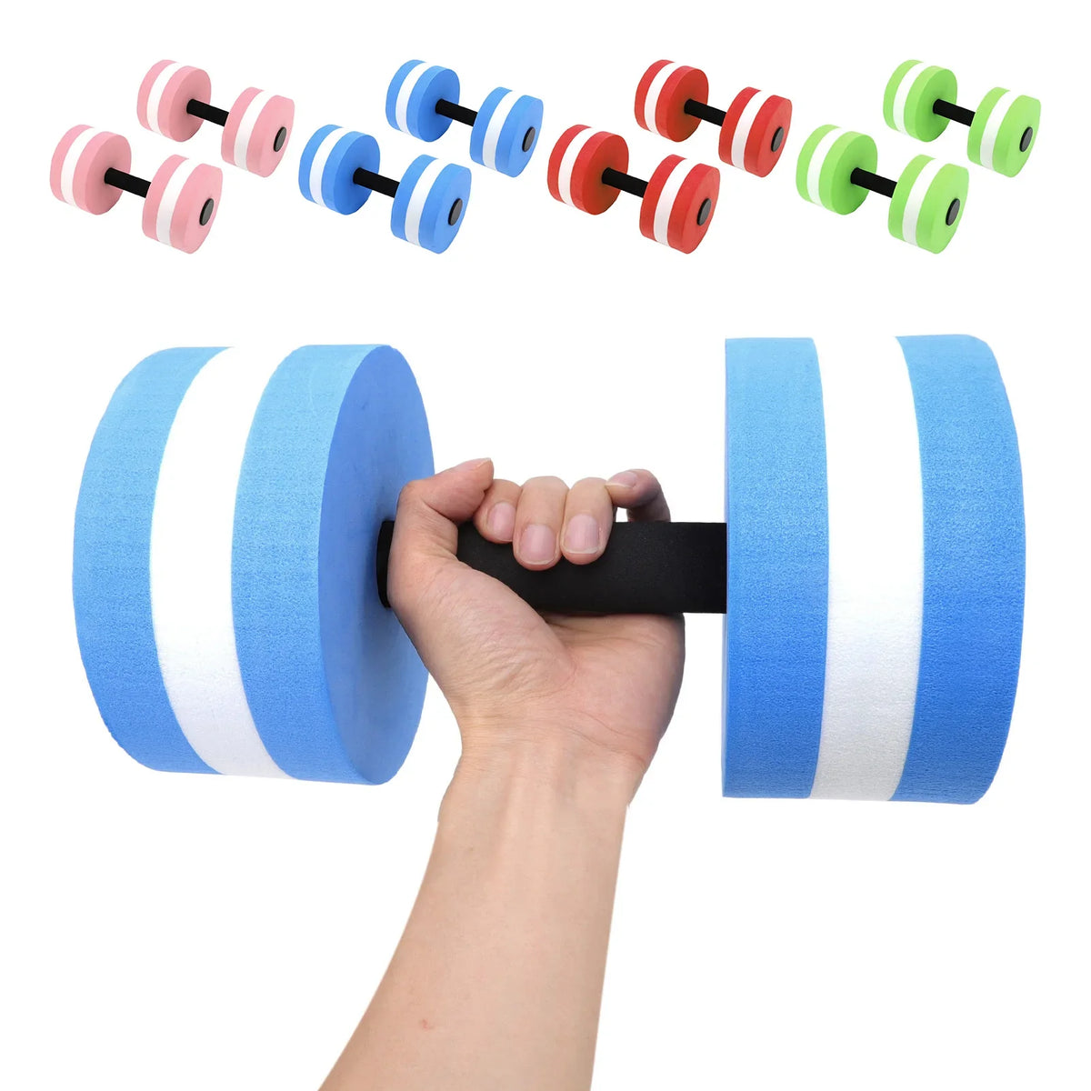 Aqua Fitness | Schwimmende Hanteln für Wassertraining mit Gelenkschonendem Design | Effektives Workout für Kraft und Regeneration 3