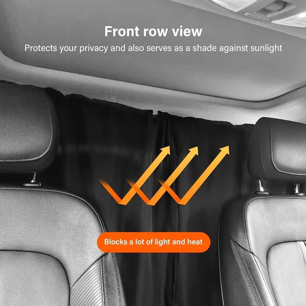 Auto-Sichtschutzvorhänge | 4-teiliges Set für Privatsphäre und Komfort | Abnehmbar für Reisen 5