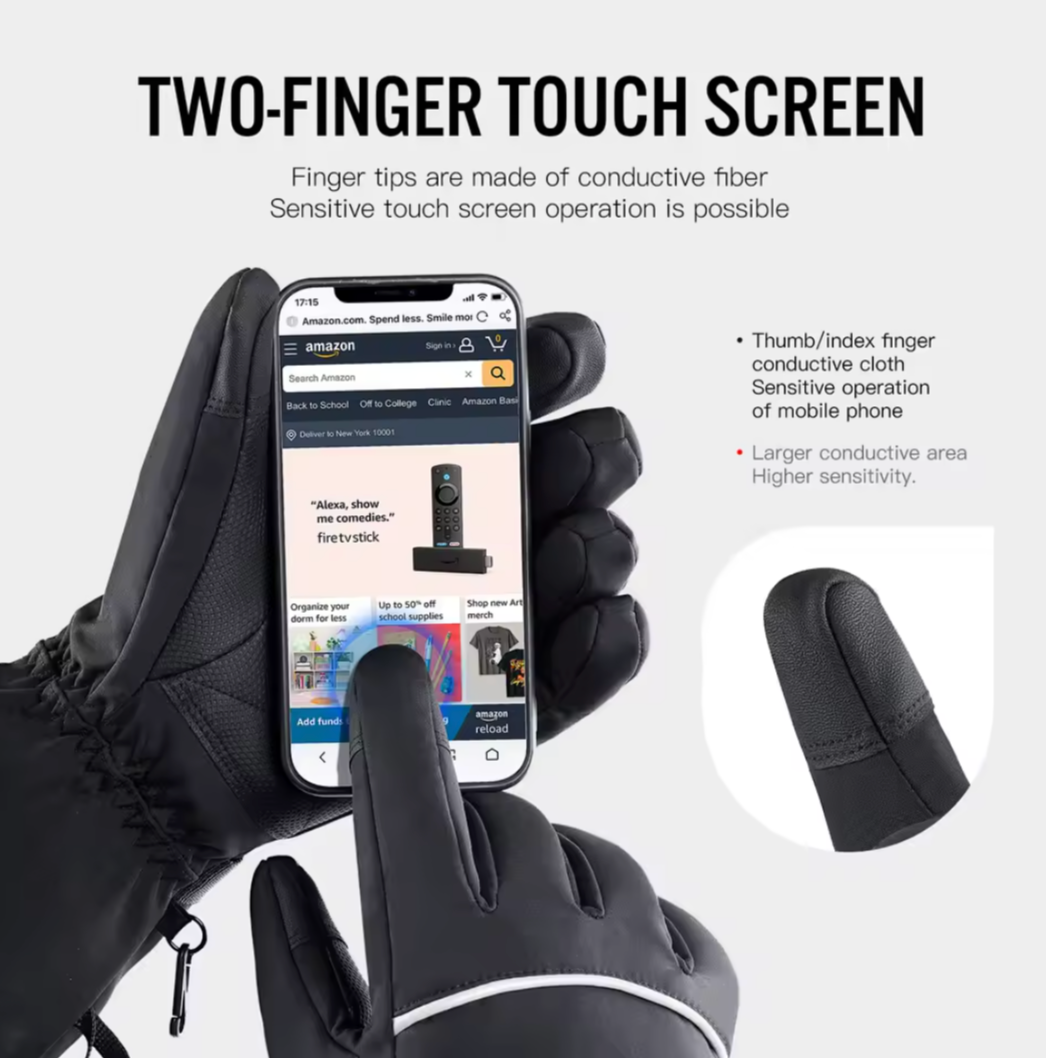 handschuhe warm wasserdicht damen Beheizbare Winter Handschuhe, Wasserdicht mit Touchscreen – Wiederaufl – Sharpella.ch