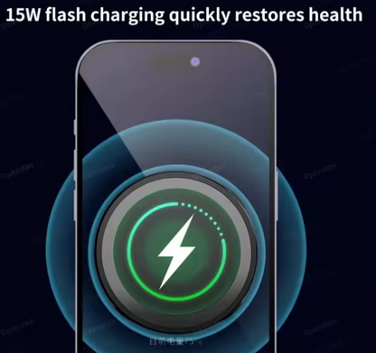 30 W Magnetisches Kabelloses Auto-Ladegerät mit Lüftungsklammer – Wireless Kfz-Handyhalter mit Schnellladefunktion