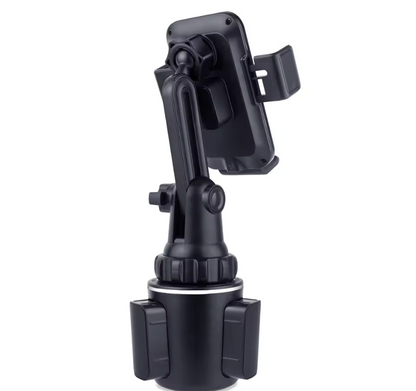 Kabelloses Auto-Ladegerät mit Getränkehalter-Klemmung – Robuste Kfz-Handyhalterung mit Schnellladefunktion