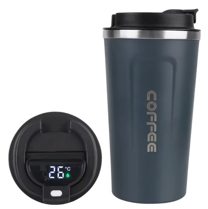 Thermo Café Thermobecher aus Edelstahl – Auslaufsicherer Reisebecher 380 ml / 510 ml