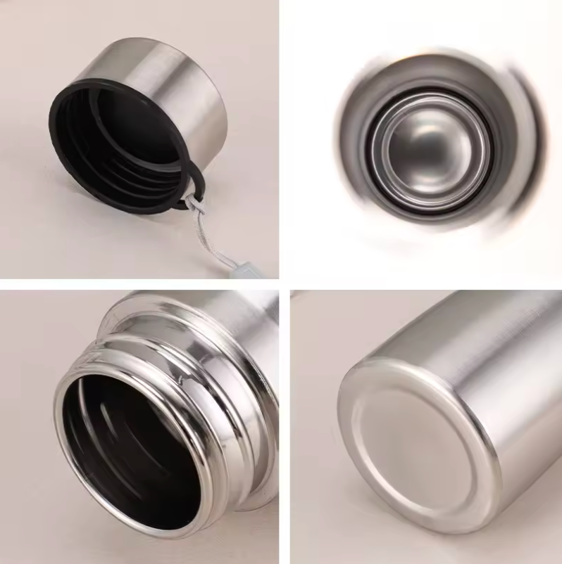 Edelstahl Sport Trinkflasche 1000 ml – Robuste Metall-Wasserflasche für Sport & Outdoor