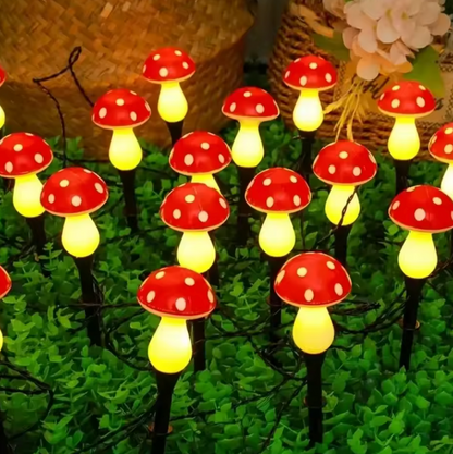 Solar LED Pilz Lichter – Wasserdichte Gartenbeleuchtung für Außenbereich