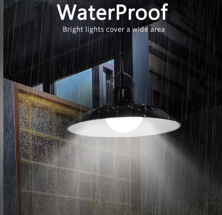 Solar LED Pendelleuchte mit Fernbedienung – Einzel- oder Doppelkopf Solar Hängelampe für Außenbereich