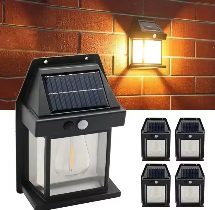 Leistungsstarke Solar LED Außenwandleuchte mit Bewegungsmelder – IP65 Straßen- & Gartenleuchte