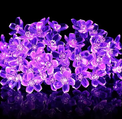 Solar Blume LED Lichterkette – Fee Lichter für Garten & Außenbereich
