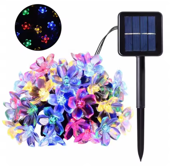 Solar Blume LED Lichterkette – Fee Lichter für Garten & Außenbereich