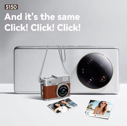 Retro Mini-Digitalkamera 1080P – Tragbare Kamera mit Gyro-Stabilisierung, LED-Fülllicht & 0,96 Zoll IPS-Display