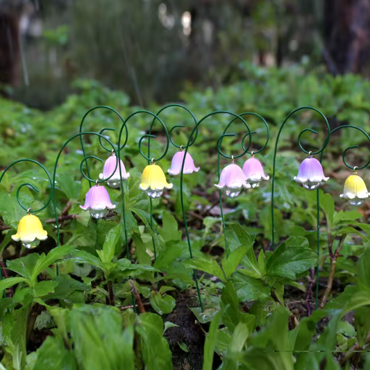 9er Set Maiglöckchen Miniatur – Feengarten Zubehör, Kunstblumen für Mikrolandschaft & Miniaturgärten