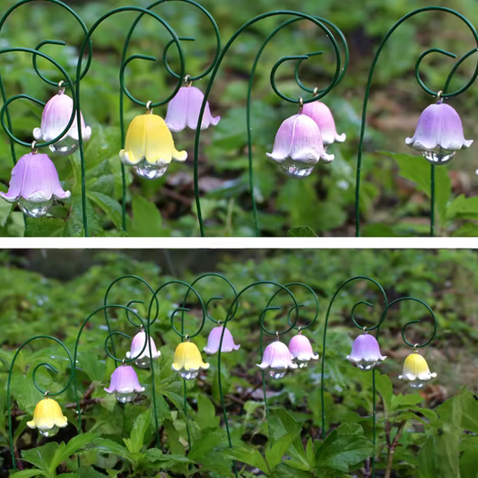 9er Set Maiglöckchen Miniatur – Feengarten Zubehör, Kunstblumen für Mikrolandschaft & Miniaturgärten