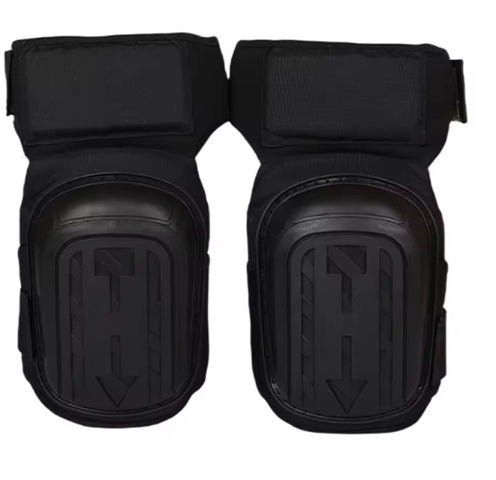 Professional gel knee pads with EVA foam - ergonomic work trousers pads, non-slip and adjustable