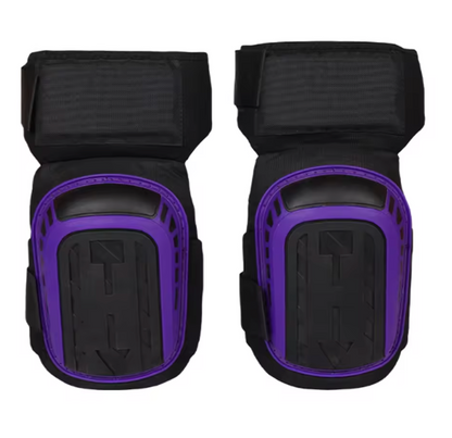 Professional gel knee pads with EVA foam - ergonomic work trousers pads, non-slip and adjustable