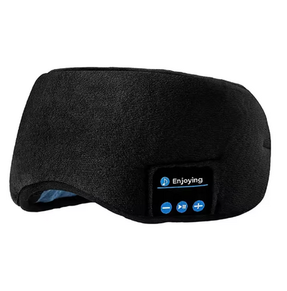 Bluetooth Sleep Headband with Built-in Headphones - Elastic Sports Headset with Eye Mask, Bluetooth 5.0