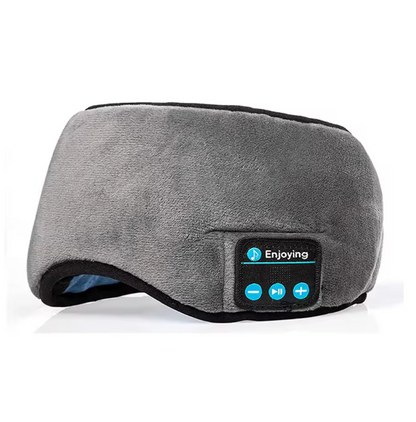 Bluetooth Sleep Headband with Built-in Headphones - Elastic Sports Headset with Eye Mask, Bluetooth 5.0