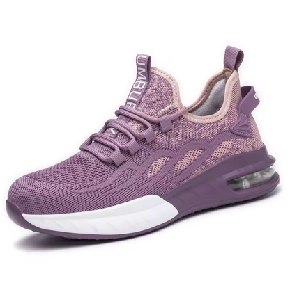 Damen Sicherheitsschuhe mit Stahlkappe – Atmungsaktive, pannensichere Arbeits-Sneaker für Bau & Handwerk