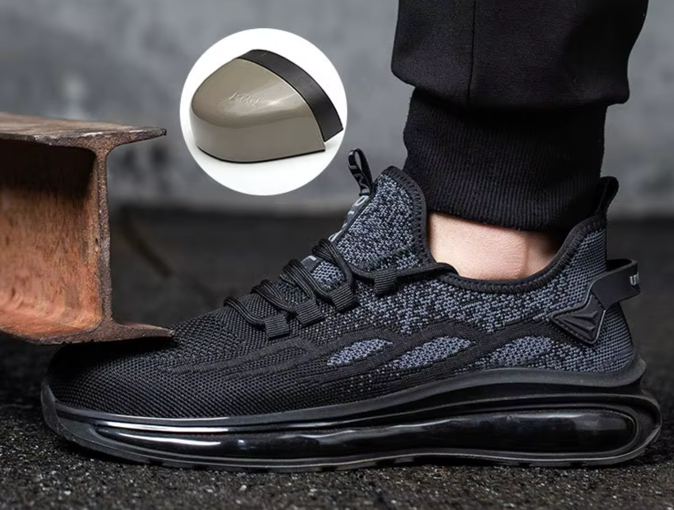 Damen Sicherheitsschuhe mit Stahlkappe – Atmungsaktive, pannensichere Arbeits-Sneaker für Bau & Handwerk