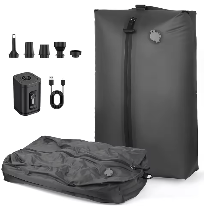 17L Vacuum Compression Bag with Pump - Space Saving Travel Storage Bag