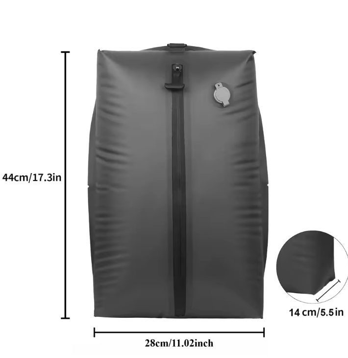 17L Vacuum Compression Bag with Pump - Space Saving Travel Storage Bag
