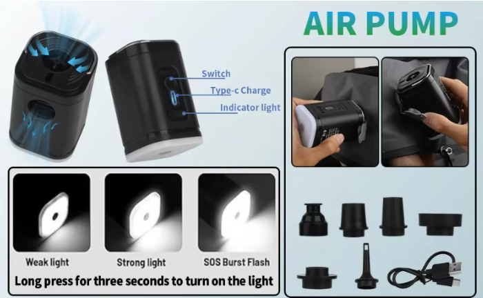 17L Vacuum Compression Bag with Pump - Space Saving Travel Storage Bag