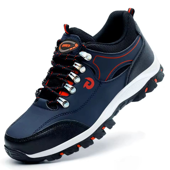 IronStep Sicherheitsschuhe Herren mit Stahlkappe – Leichte Arbeitsschuhe mit Kevlar Zwischensohle & rutschfester Sohle