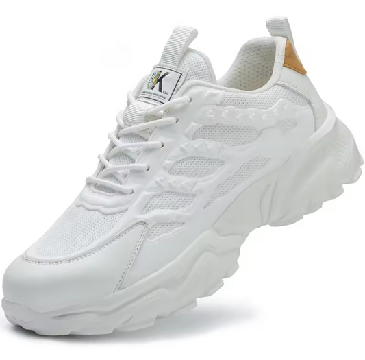 FlexCore safety shoes unisex - lightweight work sneakers with steel toe cap and puncture-proof sole