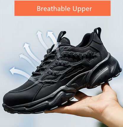 FlexCore safety shoes unisex - lightweight work sneakers with steel toe cap and puncture-proof sole