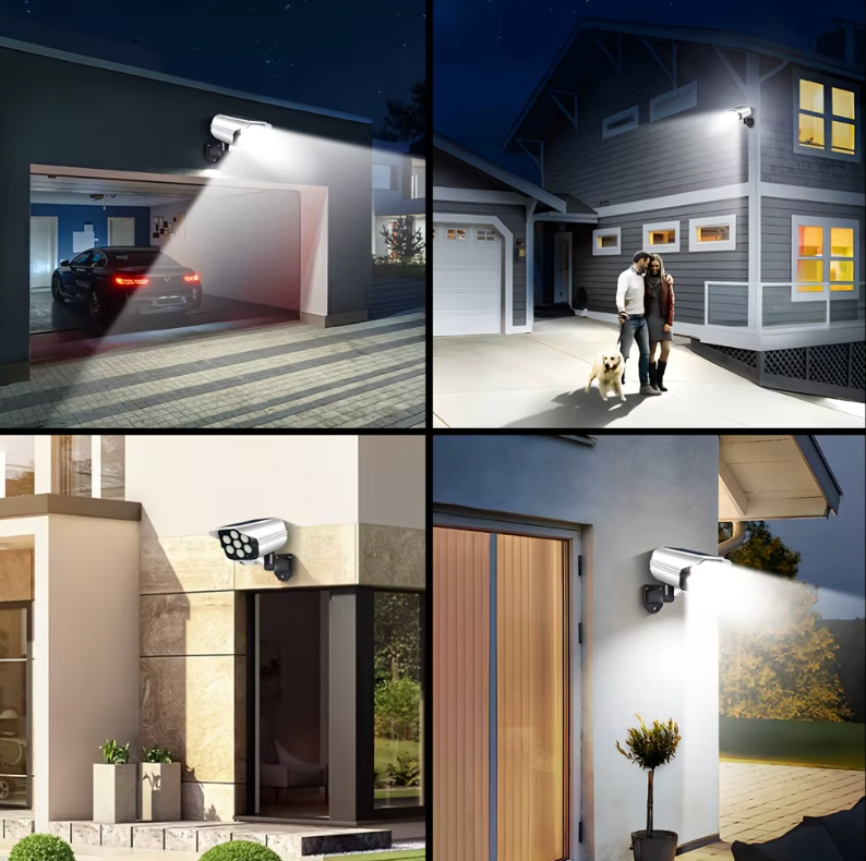 Solar-Sicherheitsflutlicht mit Bewegungsmelder, | 2000 Lumen, 77 LEDs | 3 Beleuchtungsmodi & Fernbedienung | Außenwandleuchte