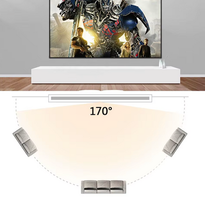 Beamer Leinwand 16:9, mobile Projektionsleinwand für Indoor und Outdoor