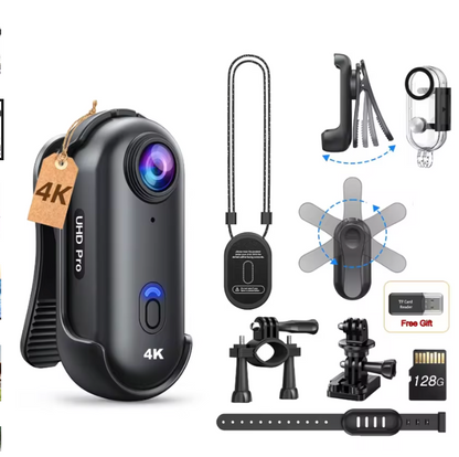 Mini Action-Kamera mit 4K Video, WLAN und Nachtsicht – für Fahrrad und Motorrad