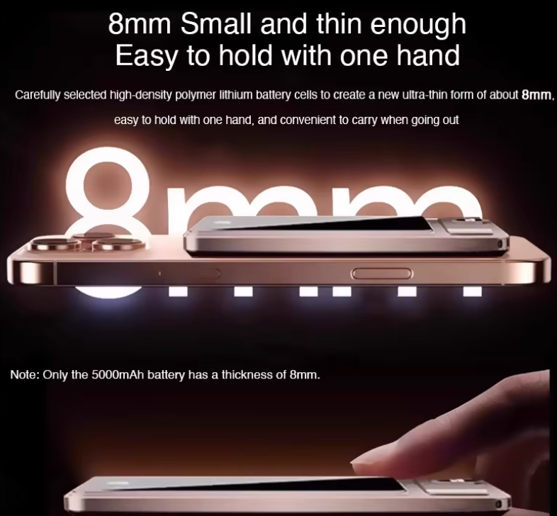 Ultra Slim MagSafe Power Bank 10.000 mAh – Magnetische Wireless Powerbank mit 20 W Schnellladung & USB-C