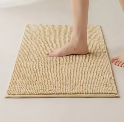 Bath Mat Non-Slip - Soft, absorbent bathroom mat with quick-drying plush