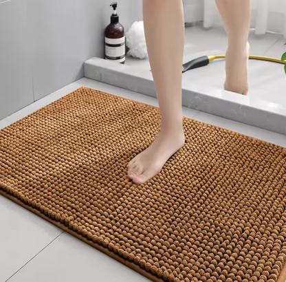 Bath Mat Non-Slip - Soft, absorbent bathroom mat with quick-drying plush