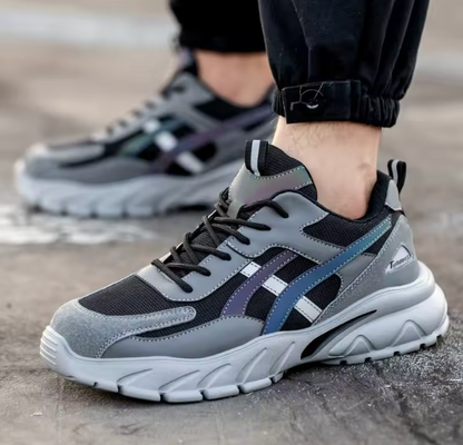 SteelForce safety shoes for men - lightweight work shoes with steel toe cap and puncture-proof sole