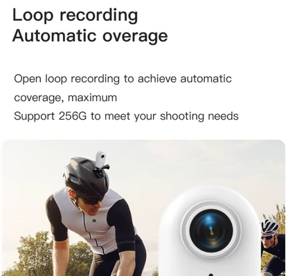 Mini Action-Kamera mit 4K Video, WLAN und Nachtsicht – für Fahrrad und Motorrad