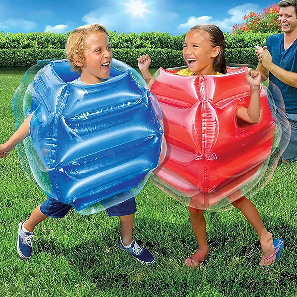 Bumperball für Kinder | Aufblasbarer Spielball mit Tragbarem Design | Spaß für Garten und Outdoor-Aktivitäten 4