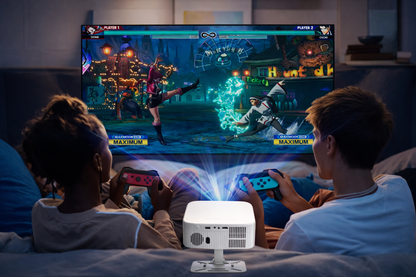 VisionGo - 8k Premium Smart Projector - Android 13, 1080P, WiFi 6, BT 5.2, 12000 Lumen