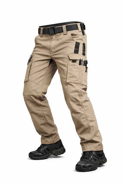 Taktische Herren Arbeitshose – Outdoor Multifunktionale Cargo Hose mit Taschen für Herbst & Frühling