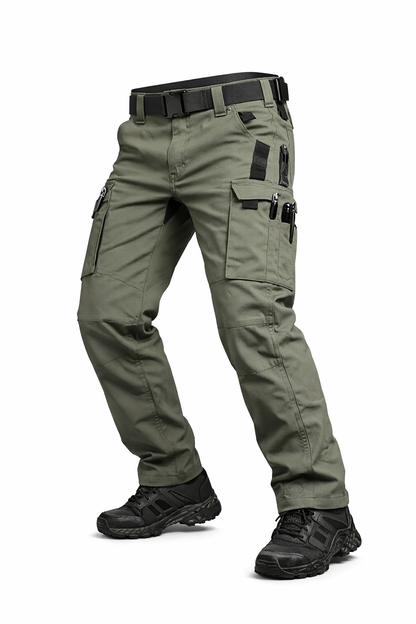 Taktische Herren Arbeitshose – Outdoor Multifunktionale Cargo Hose mit Taschen für Herbst & Frühling