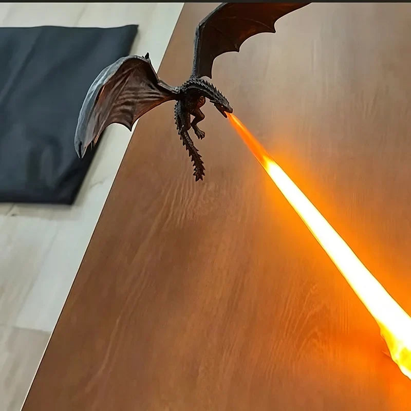 Drachenlampe | Feuerspeiende Tischleuchte mit USB-Aufladung | Fantastisches Design für kreative Beleuchtung 4
