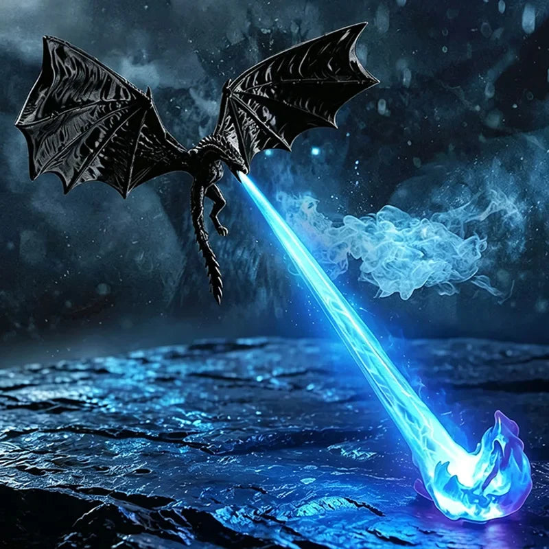Drachenlampe | Feuerspeiende Tischleuchte mit USB-Aufladung | Fantastisches Design für kreative Beleuchtung 6