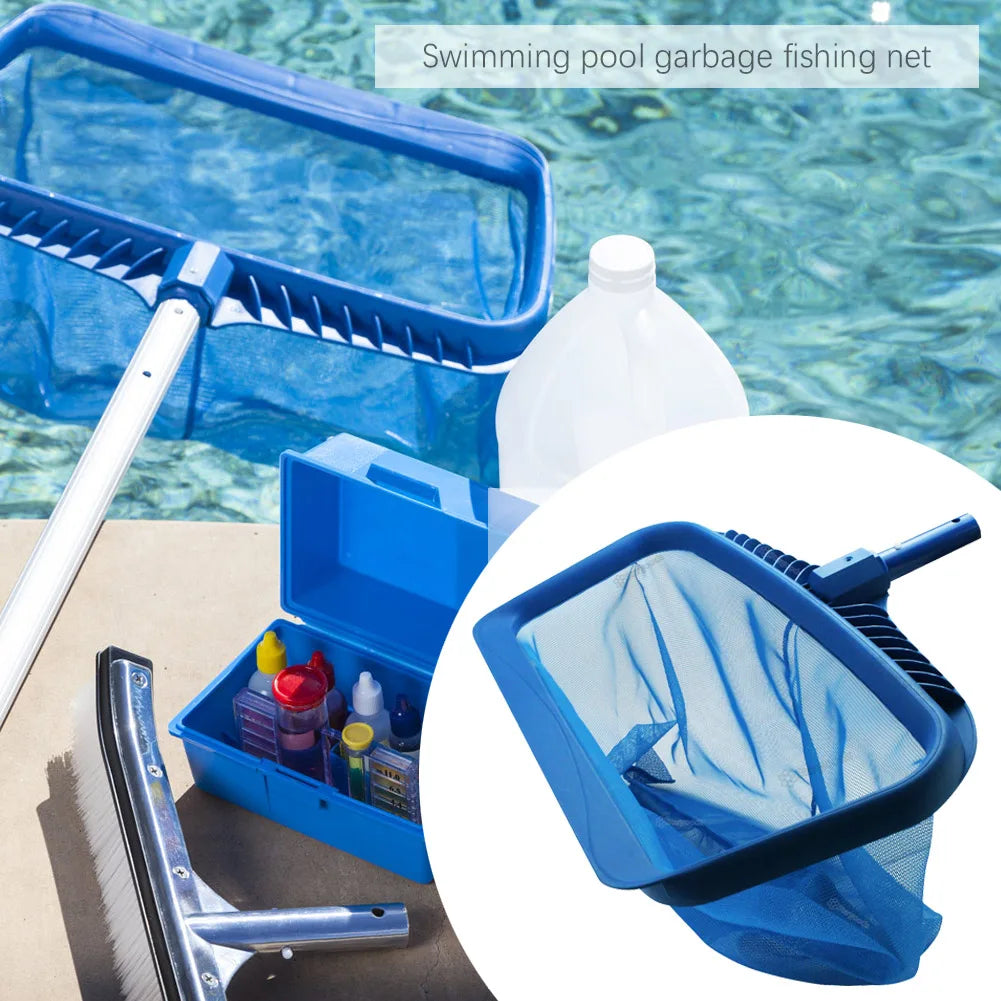 Effizientes Laubfangnetz für Poolskimmer mit breitem Kescherkopf | Schnelle Reinigung für sauberen Pool 7